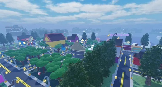 SOLSTICE tree-lined streets and the fountain plaza